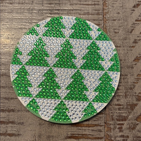 Christmas Diamond Art Handmade Coasters - 2 - Picture 2 of 10